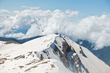Viewpoint from the top of Tahtali mountain at Olympos national park in Turkey