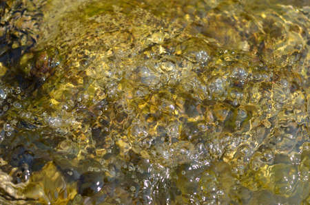 Close-up of a wet sea rock suitable as a background