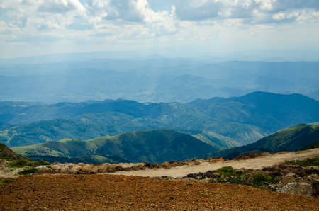 Idyllic landscape of the mountain Kopaonik, in Serbia, is summerの写真素材