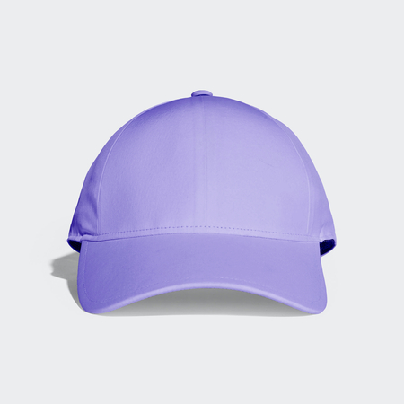 Medium Slate Blue Baseball Cap Mock upの写真素材