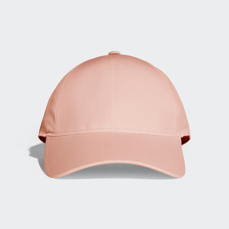 Light Salmon Baseball Cap Mock upの写真素材