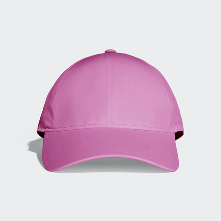 Medium Violet Red Baseball Cap Mock upの写真素材
