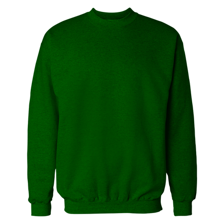 Green Crewneck Sweat Shirt Mockupの写真素材