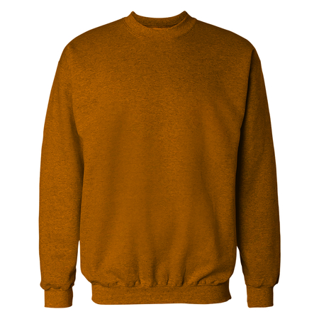 Dark Orange Crewneck Sweat Shirt Mockupの写真素材