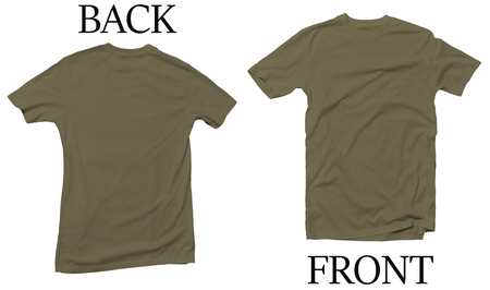 Orange Prairie Dust Back Front Mock Up Tshirtの写真素材