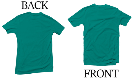 Green Jade Dome Back Front Mock Up Tshirtの写真素材
