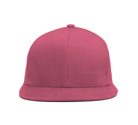 A modern Snapback Front Cap MockUp In Fruit Dove Color to help you present your hat designs beautifully. You can customize almost everything in this hat mockup to match your cap design.の写真素材
