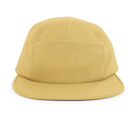 A modern Cool Guy Cap Mock Up In Misted Yellow Color to help you present your hat designs beautifully. You can customize almost everything in this hat mockup to match your cap design.の写真素材