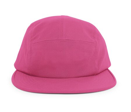A modern Cool Guy Cap Mock Up In Pink Peacock Color to help you present your hat designs beautifully. You can customize almost everything in this hat mockup to match your cap design.の写真素材
