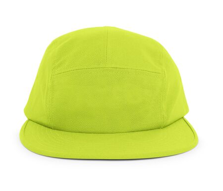 A modern Cool Guy Cap Mock Up In Lime Punch Color to help you present your hat designs beautifully. You can customize almost everything in this hat mockup to match your cap design.の写真素材