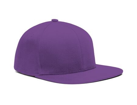 A highly dimension Side View Snapback Cap Mock Up In Royal Lilac Color to help you present your hat designs beautifully. You can customize almost everything in this modern mockup to match your cap design.の写真素材