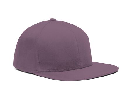 A highly dimension Side View Snapback Cap Mock Up In Grapeade Purple Color to help you present your hat designs beautifully. You can customize almost everything in this modern mockup to match your cap design.の写真素材