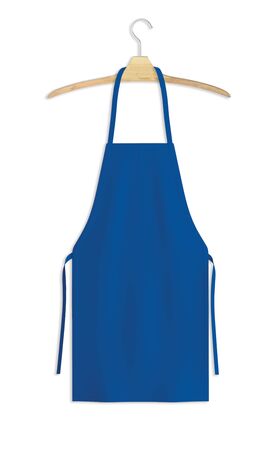 Showcase your design with this Sweet Apron Mock Up In Princess Blue Color. A realistic look and high resolution mock up to help you present your designs beautifully.の写真素材