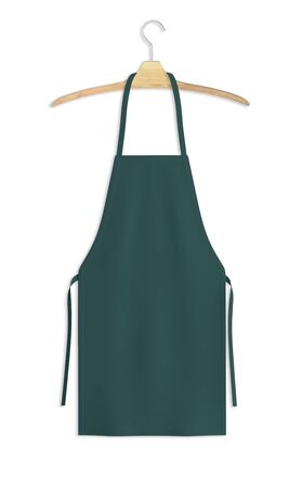 Showcase your design with this Sweet Apron Mock Up In Forest Biome Color. A realistic look and high resolution mock up to help you present your designs beautifully.の写真素材