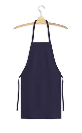 Showcase your design with this Sweet Apron Mock Up In Blue Eclipse Color. A realistic look and high resolution mock up to help you present your designs beautifully.の写真素材