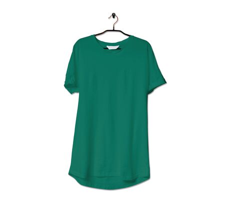 Grab this impressive Realistic Tshirt Mock Up In Lush Meadow Color to give a boost to your brand logo. This mock up are highly Perfect for showcasing your artwork.の写真素材