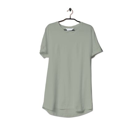Grab this impressive Realistic Tshirt Mock Up In Desert Sage Color to give a boost to your brand logo. This mock up are highly Perfect for showcasing your artwork.の写真素材
