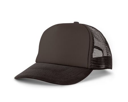 Side View Realistic Cap Mock Up In Rocky Granite Color is a high resolution hat mockup to help you present your designs or brand logo beautifully.