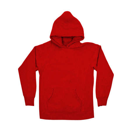 Add your design to this Front Perspective View Fabulous Hoodie Mockup In Fiery Red Color, it will become more realの写真素材