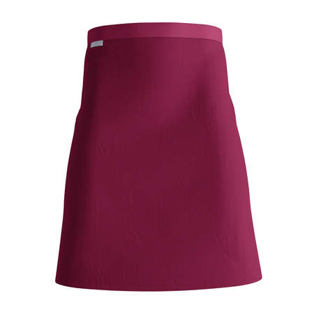 An empty Classical Half Waist Apron Mockup In Dark Sangria Color, to help your design easier and more beautiful.の写真素材