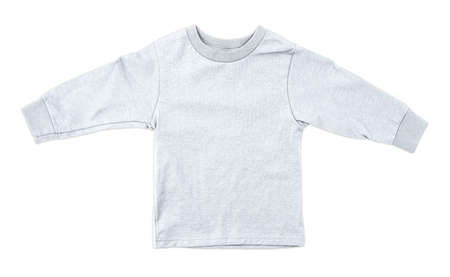 Jump straight into creating lovely pictures for your design, with this Front View Impressive Toddler Longsleeve T Shirt Mokup In Bright White Color.の写真素材