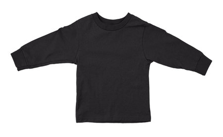 Jump straight into creating lovely pictures for your design, with this Front View Impressive Toddler Longsleeve T Shirt Mokup In Black Onyx Color.の写真素材