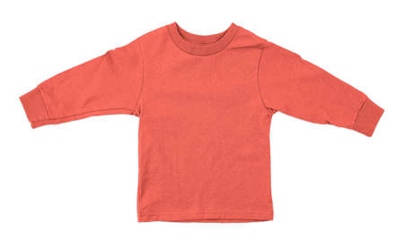 Jump straight into creating lovely pictures for your design, with this Front View Impressive Toddler Longsleeve T Shirt Mokup In Fusion Coral Color.の写真素材