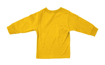 Just put your artwork on this Back View Impressive Toddler Longsleeve T Shirt Mokup In Cyber Yellow Color, and your baby t shirt is ready for sale.の写真素材