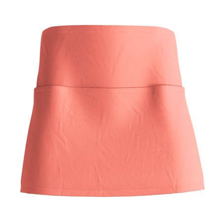 Don't waste your money and time. Use this Front View Beauty Apron Mockup In Fusion Coral Color. It is super easy to use.の写真素材
