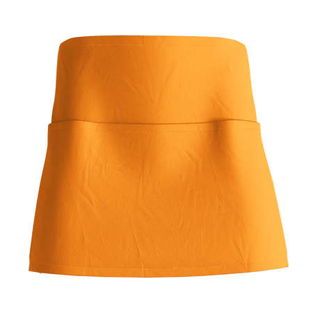 Don't waste your money and time. Use this Front View Beauty Apron Mockup In Flame Orange Color. It is super easy to use.の写真素材