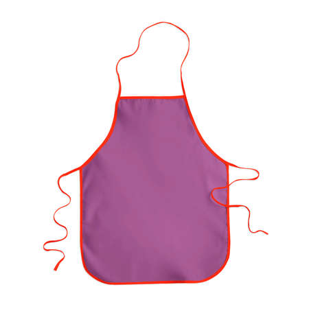 With this Excellent Apron Mockup In Radiant Orchid Color, promote your brand logo and design.の写真素材