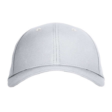 Just drop your picture in this Front View Excellent Cap Mock Up In Brilliant White Color, and it's ready for your design.の写真素材
