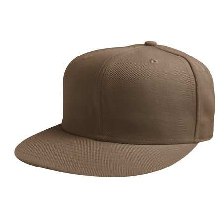 This Half Side View Luxurious Cap Mockup In Sepia Brown Color, is made to shorten your editing process.の写真素材