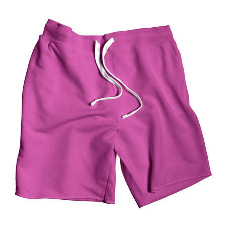 With this Front Perspective View of Amazing Shorts Mockup In Royal Lilac Color, your design will look more real.の写真素材
