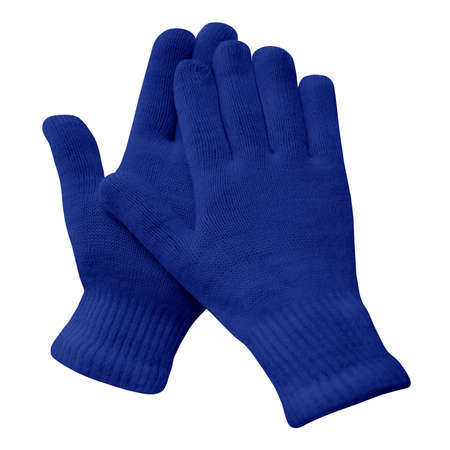 This Awesome Winter Gloves Mockup In Deep Ultramarine Color, will make your designs stand out and look amazingの写真素材