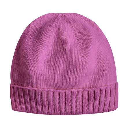Use this Awesome Knitted Hat Mockup In Radiant Orchid Color, is a simple and modern blank template.の写真素材