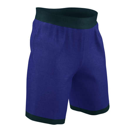 Just place your design on This Right Side View Impressive Men's Training Shorts Mockup In Royal Blue Color, and your products are ready to go.の写真素材