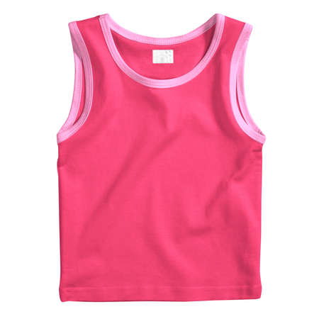 We try to make your selling easier. Just place your design on this Front View Impressive Baby Tank Top Mockup In Pink Cosmos Color.の写真素材
