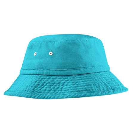 This high resolution Side View FantasticBucket Hat Mockup In Blue Curacao Color will make your designing work as photo realistic result in mere minutes.の写真素材