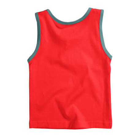 With these Back View Impressive Baby Tank Top Mockup In Poppy Red Color you donât have to wait for your brand artwork to be done. Add your graphic into this HD Mock-up.の写真素材