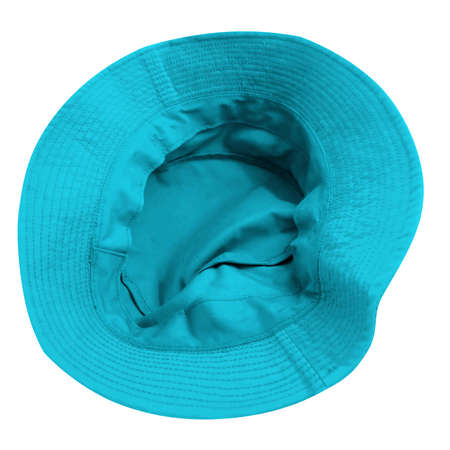 This Inside View Fantastic Bucket Hat Mockup In Blue Curacao Color, allows you to quickly display your designs into a digital photo realistic showcase.の写真素材