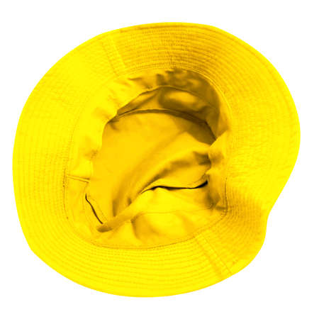 This Inside View Fantastic Bucket Hat Mockup In Cyber Yellow Color, allows you to quickly display your designs into a digital photo realistic showcase.の写真素材