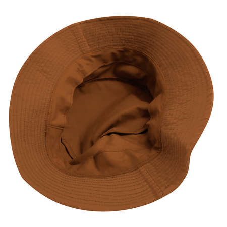 This Inside View Fantastic Bucket Hat Mockup In Brown Sugar Color, allows you to quickly display your designs into a digital photo realistic showcase.の写真素材