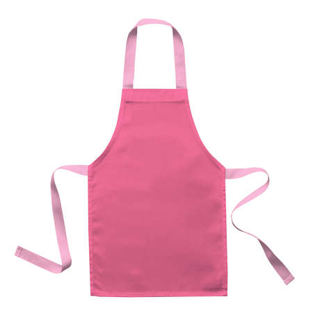 Get stylish photos and never lost your customer with this Front View Sweet Kids Apron Mockup In Pink Cosmos Color.の写真素材