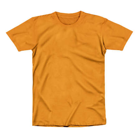 With simple multiple clicks, you may visualize your designs on this Fantastic Shirt Mockup In Radiant Yellow Color.の写真素材