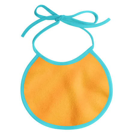 Get this Beauty Baby Bibs Mockup In Flame Orange Color, to finish your design process, for even more beautiful resultsの写真素材