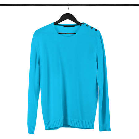 Use this Sweet Sweatshirt Mockup In Blue Atoll Color, to make your design is displayed as effectively and more beautifully.の写真素材