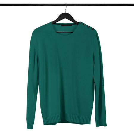 Use this Sweet Sweatshirt Mockup In Alpine Green Color, to make your design is displayed as effectively and more beautifully.の写真素材