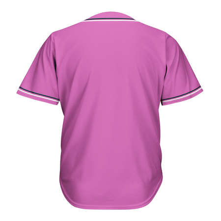 A Back View Awesome T Shirt Mockup In Royal Lilac Color, to make a beautiful and trustworthy Hoodie template.の写真素材