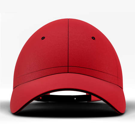 With this Front View Awesome Baseball Cap Mockup In Flame Scarlet Color, you can promote your logo more beautiful and valuable.の写真素材